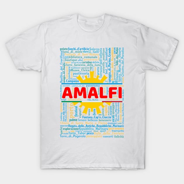 Wordart: Amalfi T-Shirt by Condormax